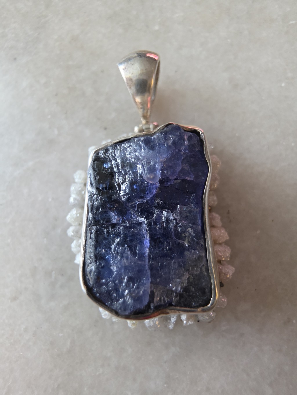 Starborn Creations Rough Tanzanite Pendant